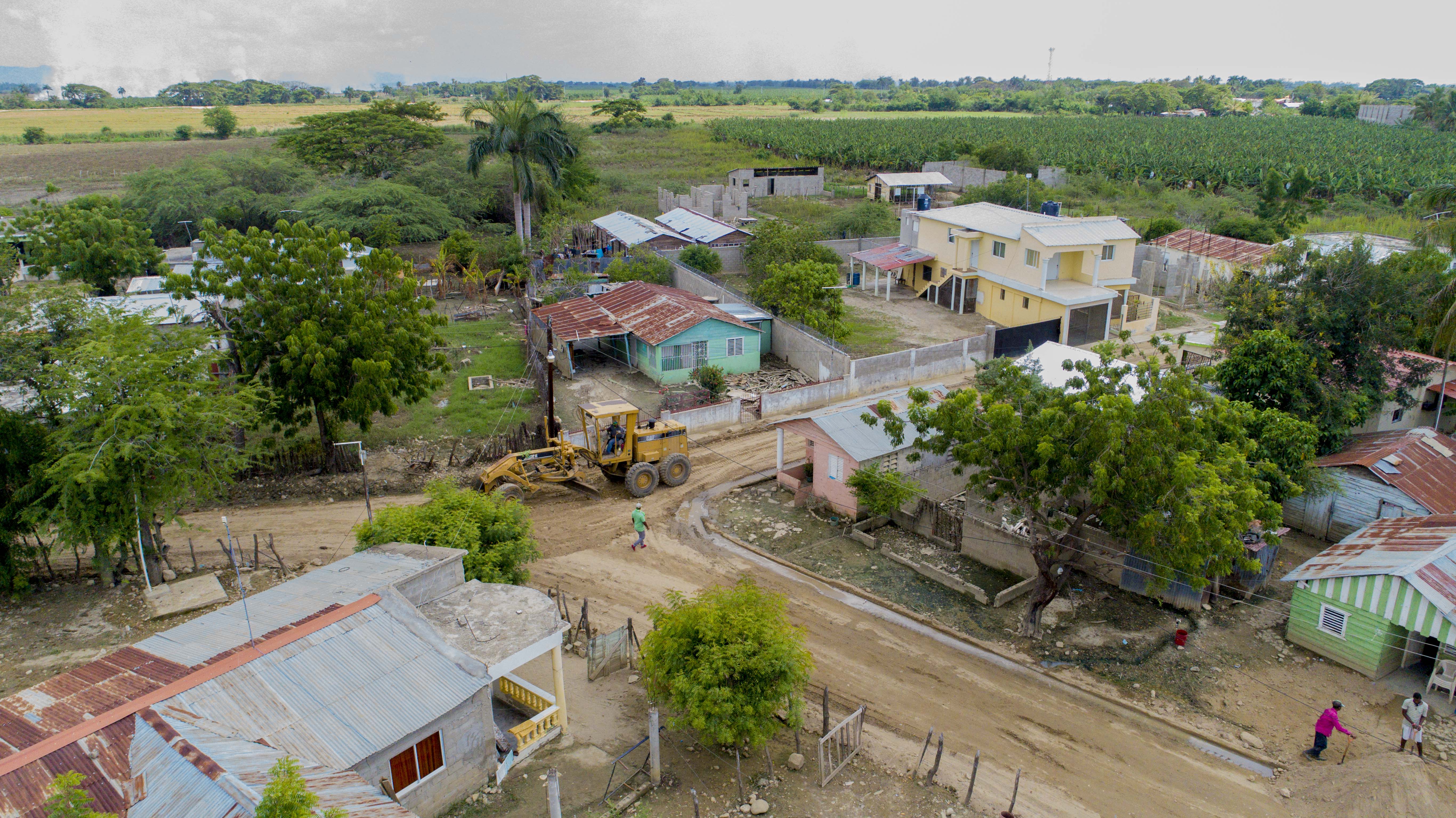 Vista aérea contrabajos del programa Frontera Limpia.