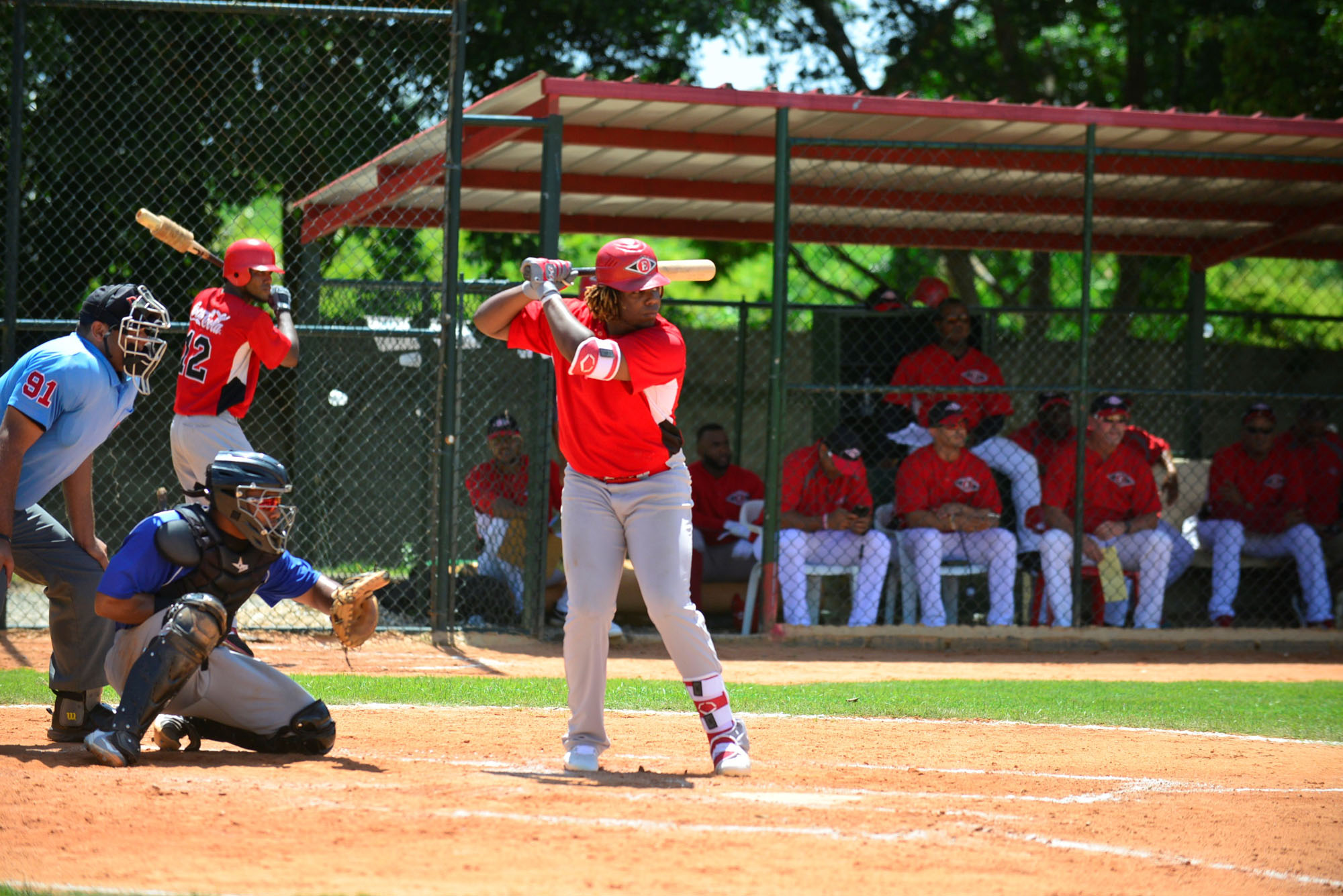 Vladimir Guerrero hijo se integró a los entrenamientos de los Leones del Escogido