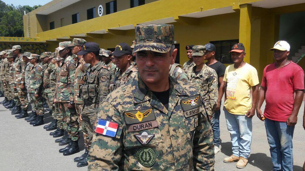 Coronel José Manuel Durán Infante, en la Comandancia de la Cuarta Brigada, de Mao