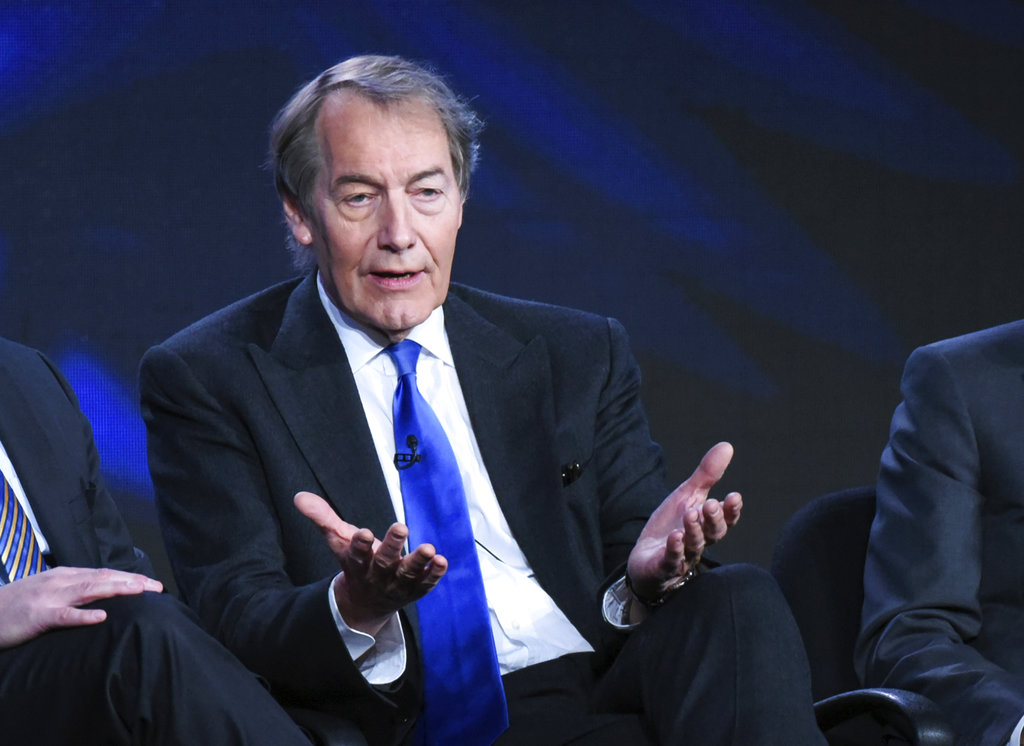 En esta imagen del martes 12 de enero de 2016, Charlie Rose participa en el panel "CBS This Morning" en Pasadena, California.