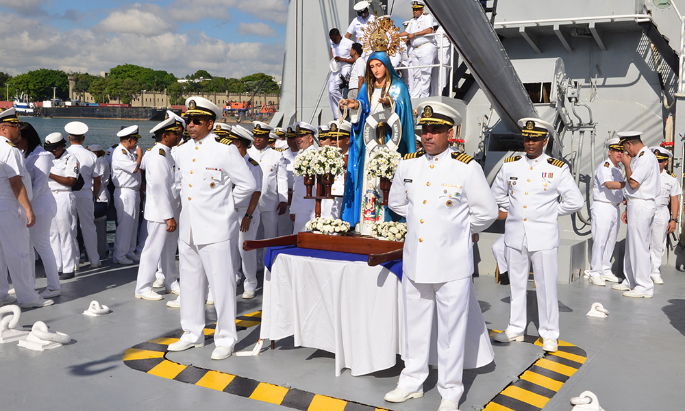 Marinos celebran d a de su Patrona Peri dico elCaribe