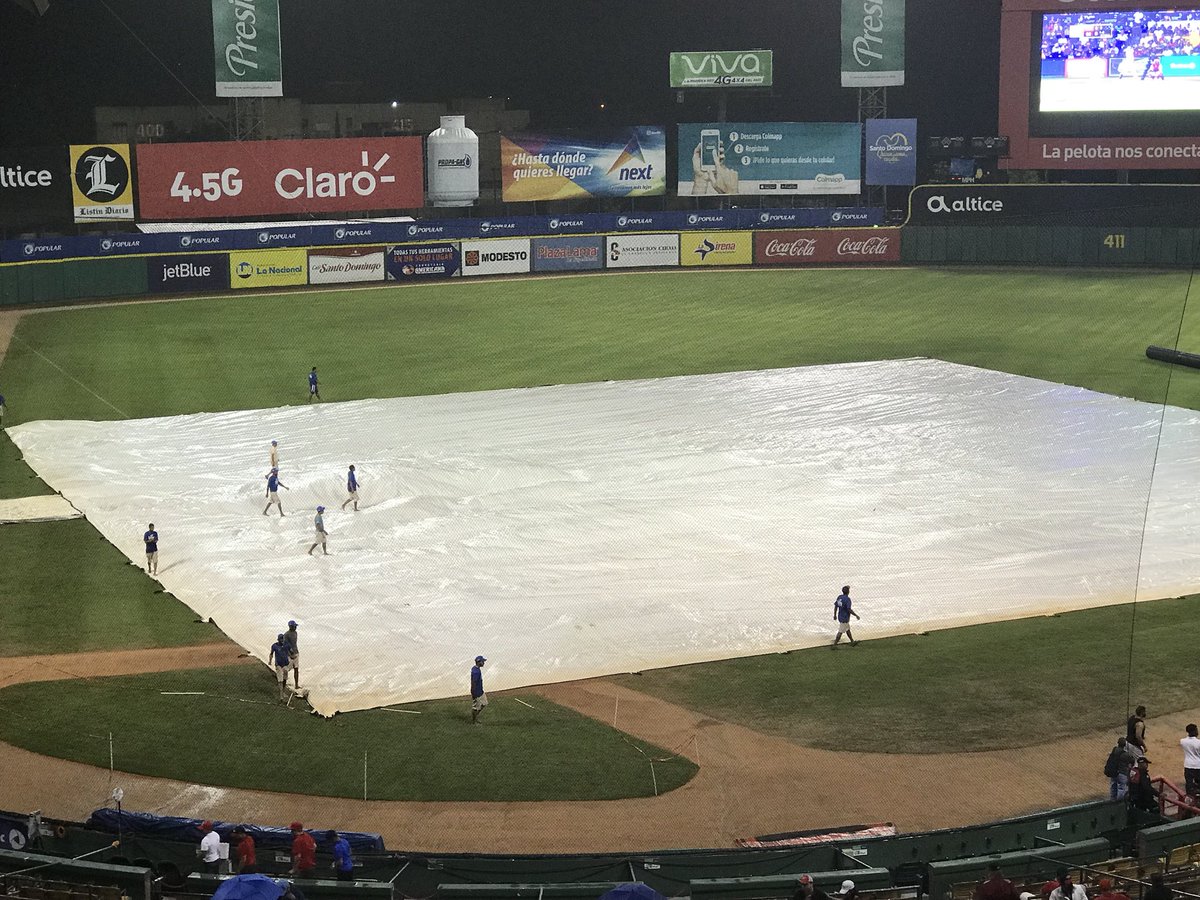 Cancelado por lluvia juego entre Escogido y Licey