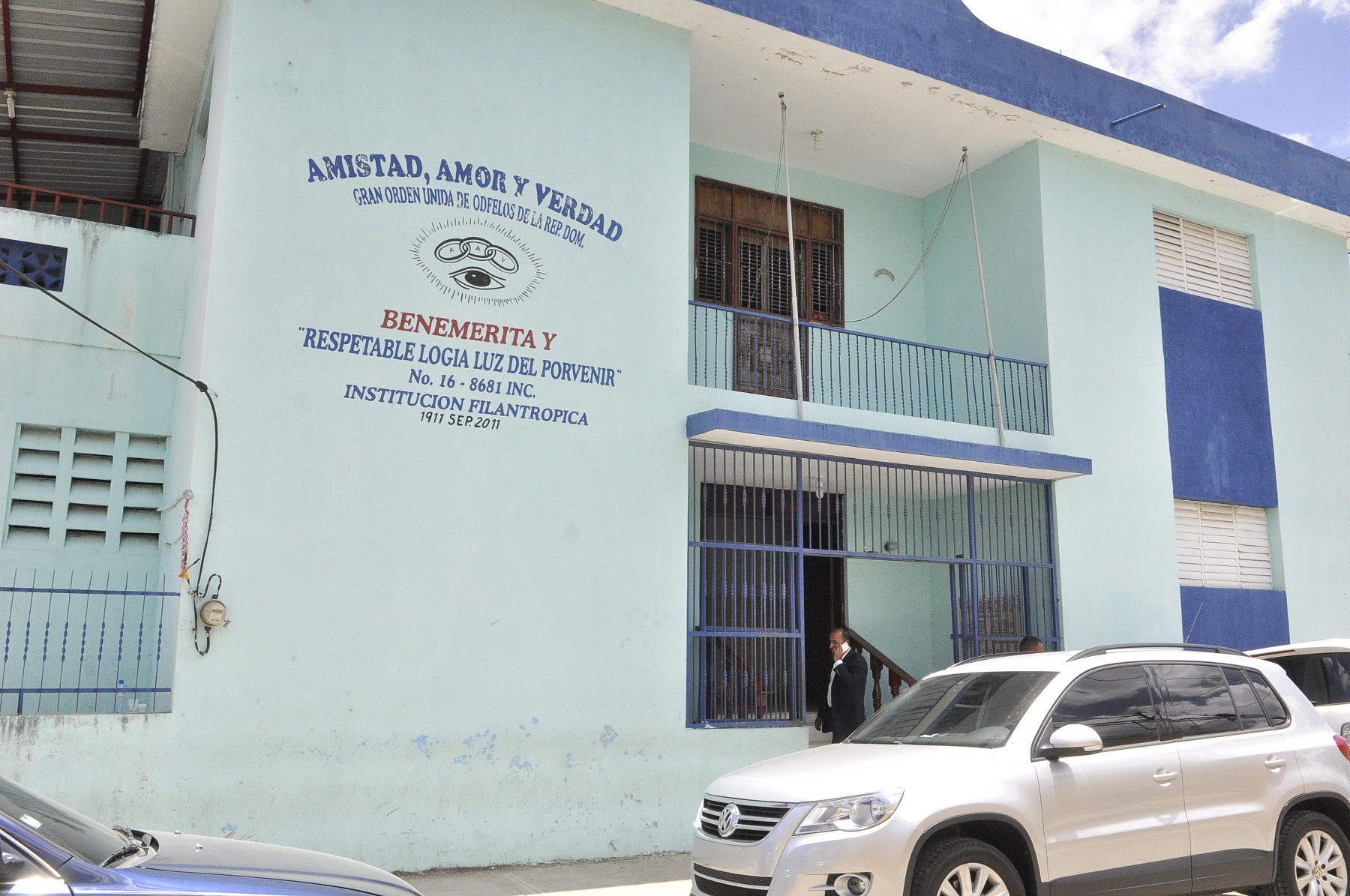 Lugar donde fueron velados restos de madre del juez Ortega Polanco.