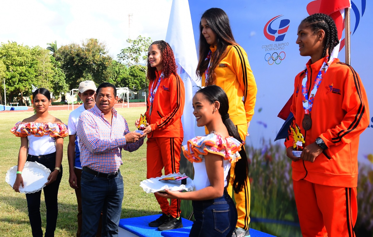 Levis Suriel Gómez durante los XIV Juego Deportivos Nacionales Hermanas Mirabal