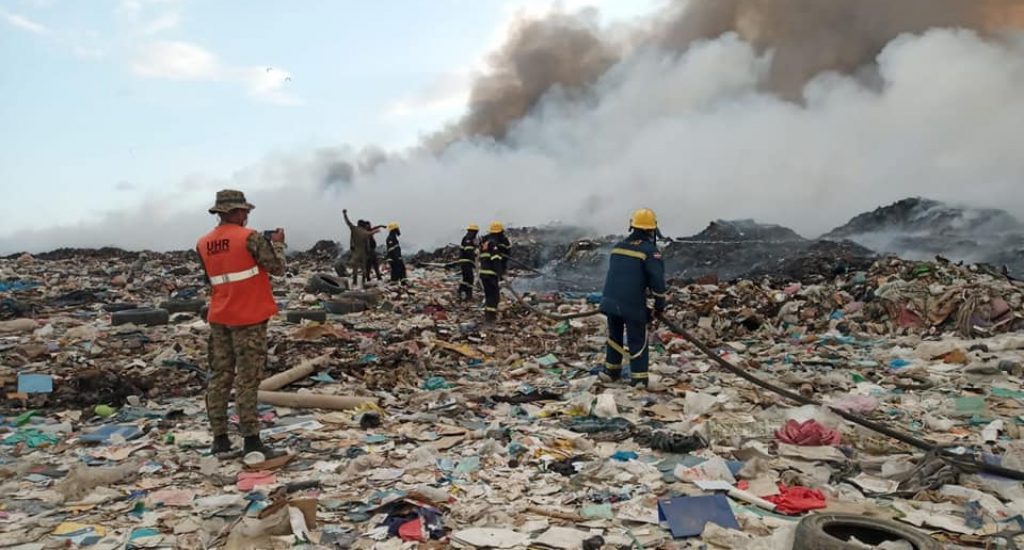 Más del 80% de vertederos del país son incendiados intencionalmente FOTO: VERTEDERO DE DUQUESA FUENTE EXTERNA