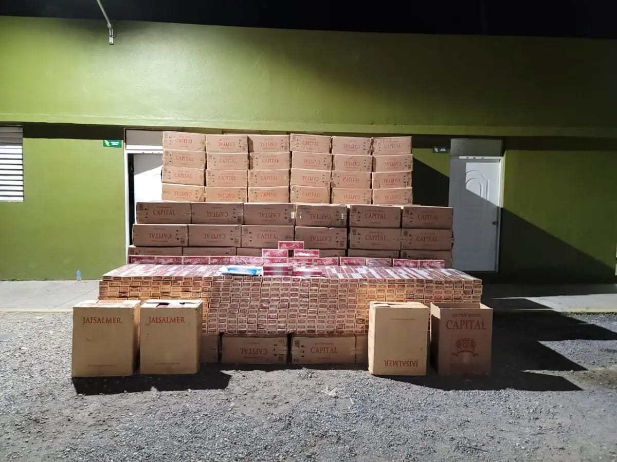 Incautan contrabando de cigarrillos por un valor de RD$ 7 millones en Moca