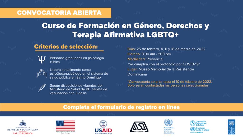 Realizan curso de Formación en Género, Derecho, LGBTQ+