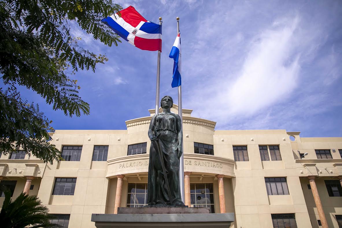 VIsta general del Palacio de Justicia de Santiago de Los Caballeros “Federico C. Álvarez”,. Foto Externa